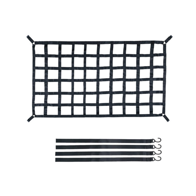 Truck Bed Cargo Net Pickup Bed Netting Strap, 127x106cm, 167x127cm, 208x127cm