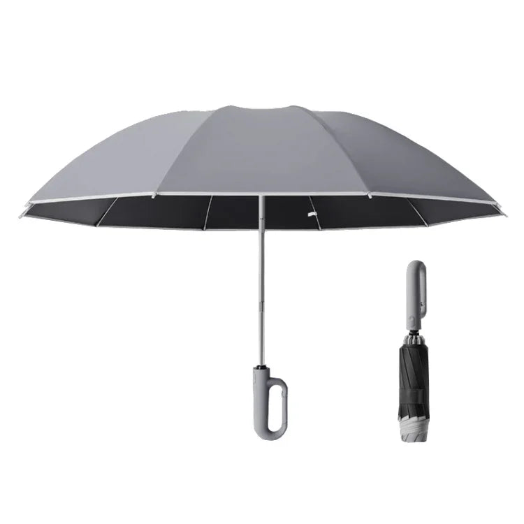 Fully Automatic Rain Or Shine Umbrella Foldable Unisex Sun Shade Umbrella, Forward Beige 105cm, Forward Blue 105cm, Forward Gray 105cm, Forward Beige 125cm, Forward Blue 125cm, Forward Gray 125cm, Reverse Beige 105cm, Reverse Blue 105cm                ...