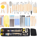 61 In 1 Clay Tools Kit Ceramics DIY Clay Sculpting Tools for Pottery Craft, Baking, Carving, 61 In 1