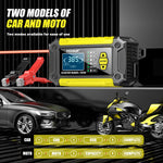 FOXSUR Cars Motorcycles 12V Lithium Cattery Charger With Battery Detection, US Plug, EU Plug, UK Plug, AU Plug