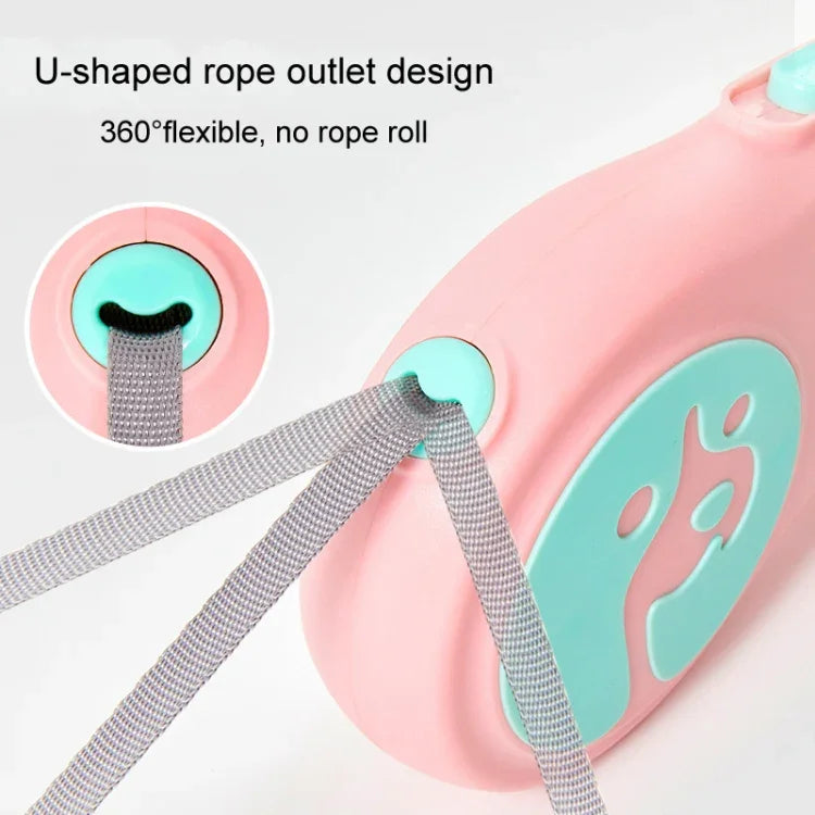 Small And Medium Dog Walking Leash Automatic Retractable Portable Pet Leash, 5m