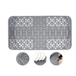 Silicone Sink Mat Cuttable Sink Pad Kitchen Cabinet Mat Dish Drainer Mat 66 x 35cm
