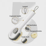 Multifunctional Liquid-filled Shoe Brush Household Cleaning Soft-bristled Laundry Brush