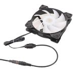 DC5521 Power Adapter To 12V Computer Case 4Pin Fan Cable, DC5521 To 12V 4Pin