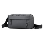 WEPOWER Men Casual Single Shoulder Crossbody Bag Functional Style Chest Bag