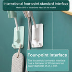 Multifunctional Universal Adjustable Shower Rack Bathroom Free Hole Shelf
