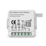 Smart Switch Module For Alexa / Google Home / Tuya Smart Life APP, 1CH  WiFi, 2CH WiFi, 3CH WiFi, 4CH WiFi, 1CH Zigbee, 2CH Zigbee, 3CH Zigbee, 4CH Zigbee