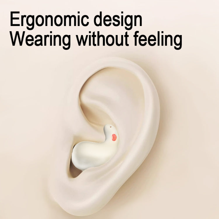 In-Ear Small Coconut Ball Stereo Bluetooth Earphones With Charging Compartment