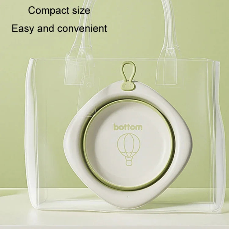 Children Folding Washbasin Newborn Baby Portable Thickened Plastic Wash Basin