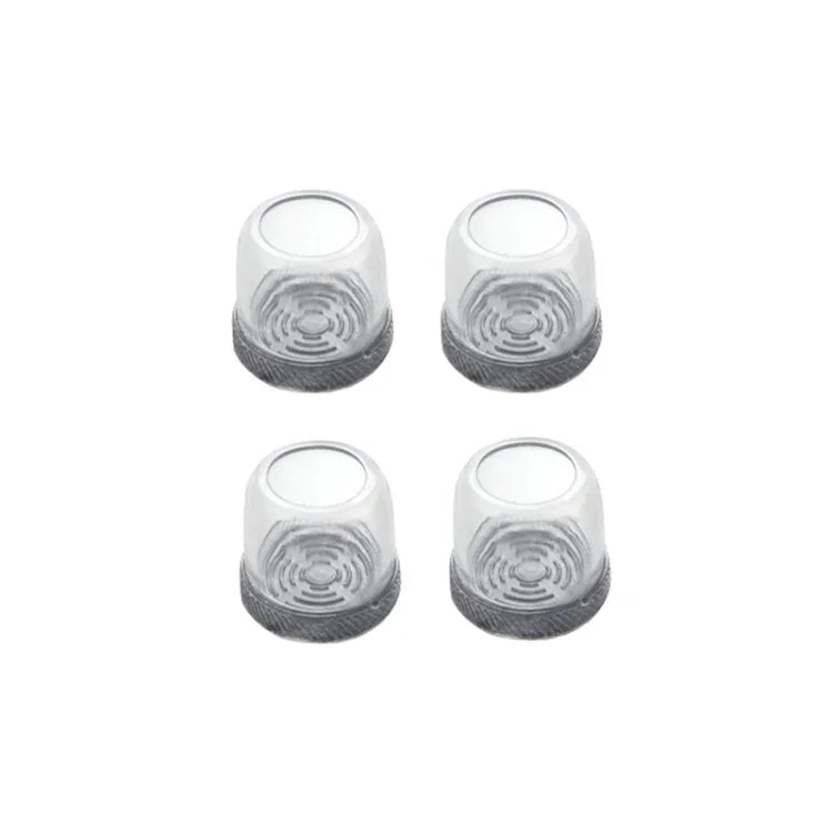 4pcs / Set Thickened Wear-Resistant Table And Chair Leg Covers Household Quiet Non-Slip Stool Foot Protector, Mini Small Round Transparent, Mini Small Round Light Gray, Mini Small Round Light Brown, Mini Small Square Transparent