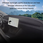 Car Suede Light-Proof Pad, For 2024 Tesla Model Y Dashboard, For 2024 Tesla Model 3 Dashboard, For 2024 Tesla Model 3 Rearwindow