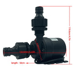 8m Lift Stainless Steel Shaft Core Brushless Motor Booster Pump, DC12V, DC24V