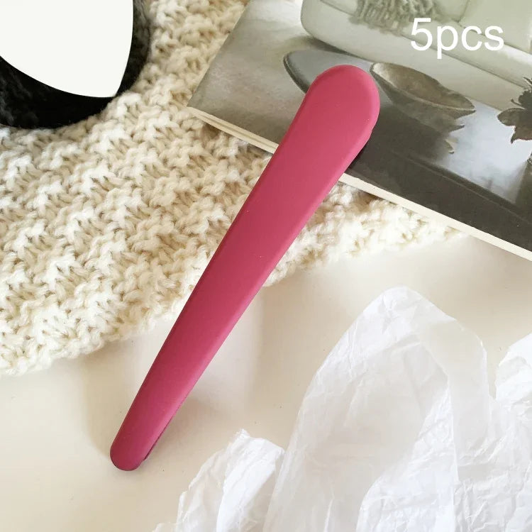 5pcs 7.8cm Duckbill Clip Straight Bangs Clip Simple Personalized Side Clip