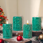 Christmas Aromatherapy Candle Cylinder DIY Silicone Mold, ZL-845, ZL-846, ZL-849, ZL-850