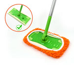 For Swiffer Sweeper and Other 10-inch Flat Mop Replacement Pads, 2pcs Terry Cloth, Coral Fleece Gray, Coral Fleece Green, Stripe Gray, Chenille Green, Chenille Orange, Chenille Gray
