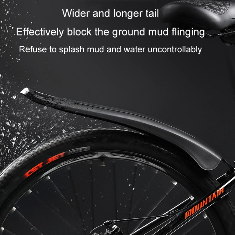 Bike Fenders Set Widen Lengthen Bicycle MTB Front Rear Quick Release Mudguard, 08CY0006, 08CY0007, 08CY0008
