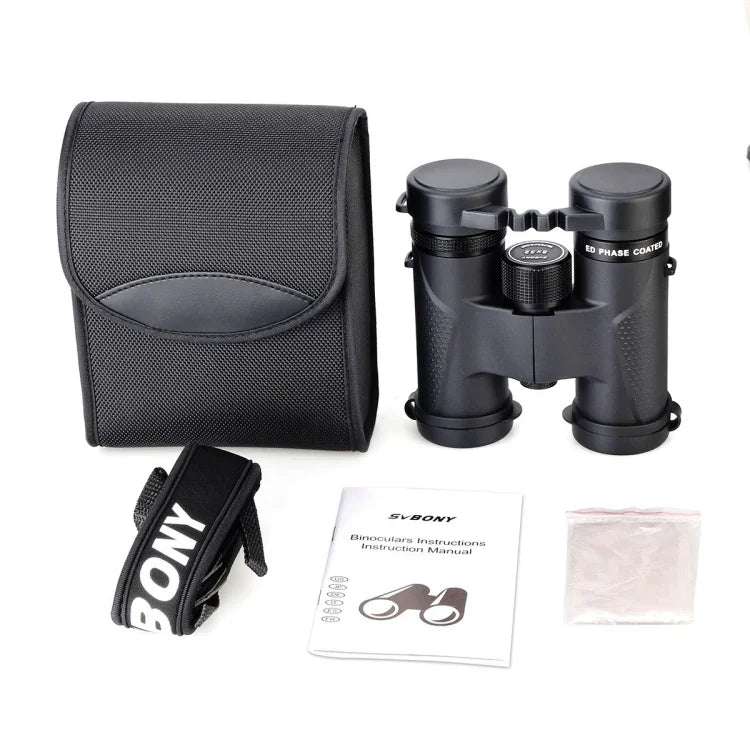 SVBONY SV202 8x32 ED Low Dispersion HD Lens Waterproof Binoculars, SV202 8x32