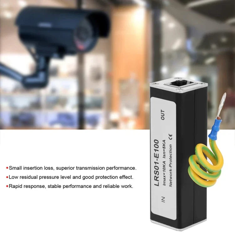 RJ45 Connector Network Surveillance Video Signal Thunderbolt Protector, RJ45