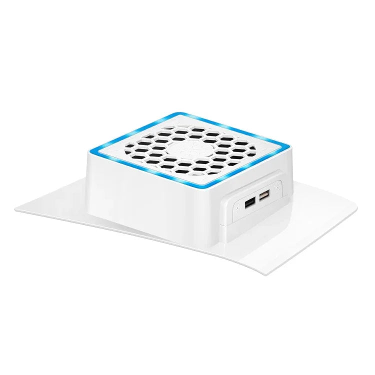For PS5 Slim Console Side-mounted Cooling Fan RGB Radiator, For PS5 Slim