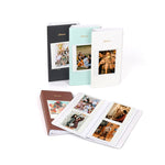 64-Piece 5 Inch Photo Storage Album, White, Black, Light Blue, Brown, Green, Pink, Blue, Purple