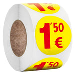 500pcs /Roll 3.8cm Price Tag Supermarket Sealing Sticker, S119, S120