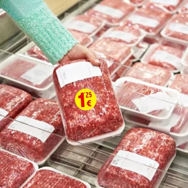 500pcs /Roll 3.8cm Price Tag Supermarket Sealing Sticker, S119, S120