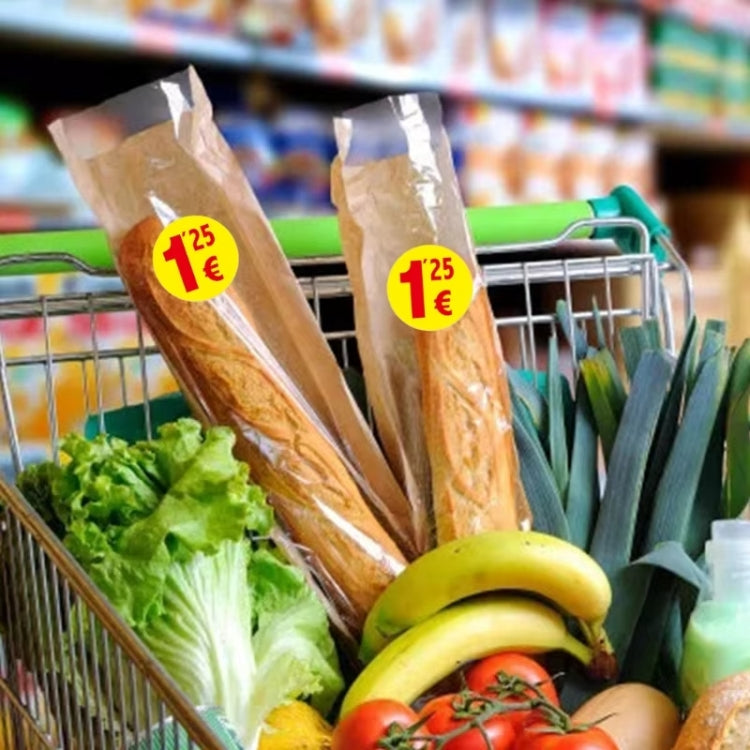 500pcs /Roll 3.8cm Price Tag Supermarket Sealing Sticker, S119, S120