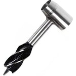 Outdoor Camping Survival Drill Bit Drilling Chopping Wood Tools, Gray, Brown
