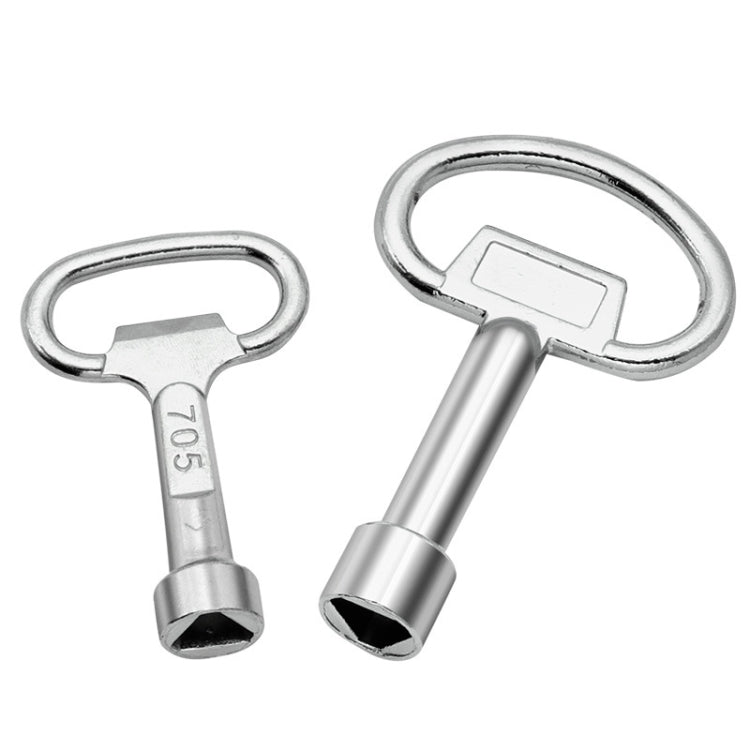 5pcs Water Valve Chassis Triangular Key Wrench, Large, Small