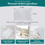 Diatomite Kitchen Drying Mat Drainage Countertop Pad Quick Dry Coaster Bathroom Hard Floor Mat, 30x40cm