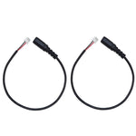 2pcs DC 5.5 X 2.1mm Female To XH2.54 Terminal Motherboard Connection Cable