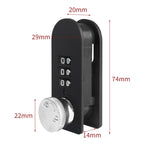 Home Drawer Locker Mechanical Dial And Quarter Turn Combination Lock, Left Turn, Right Turn