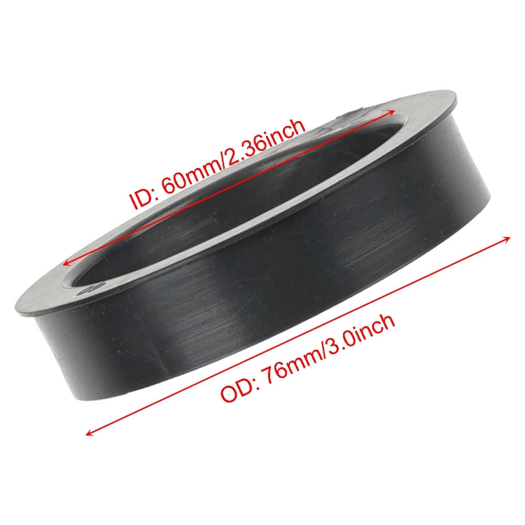 Car Modified Air Filter Reducer Rubber Ring, 76mm To 60mm, 76mm To 63.5mm, 76mm To 70mm