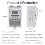 220V Household Automatic Switch Intelligent Timer