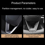 For Tesla Model 3 Car Modification Interior Carbon Fiber Steering Wheel Patch, Matte, Glossy