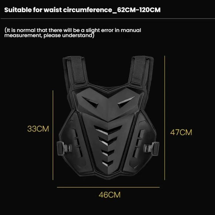 SULAITE Motocross Armor Vest Motorcycle Rider Chest Protection Equipment Racing Anti-Fall Armor Protector, Uniform