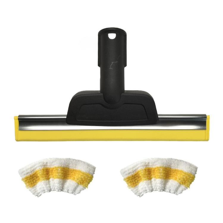 For Karcher SC2 / SC3 / SC4 / SC5 / CTK10 / CTK20 Steam Cleaner Glass Mirror Cleaning Nozzle Wiper Accessories 2.863-025.0, 1 Scraper+2 Covers, 1 Scraper+2 Covers+4 Brushes, Single Scraper
