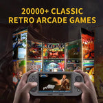 4.5-inch IPS Screen 64G Handheld Game Console Built-in 20000 Games, SF3000, SF3000 with 2 Handles