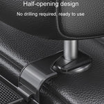 Car Seat Back Multifunctional Storage Box Pouch Phone Holder, Carbon Fiber Pattern, Black Leather, Brown Leather, Beige Leather