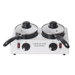 Dessert Making Double Cylinder Chocolate Hot Melt Machine, US Plug, UK Plug, EU Plug