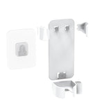 Bathroom Wall-Mounted Curling Iron Organizer Holder with Adjustable Clamps Built-In Cord Wrap