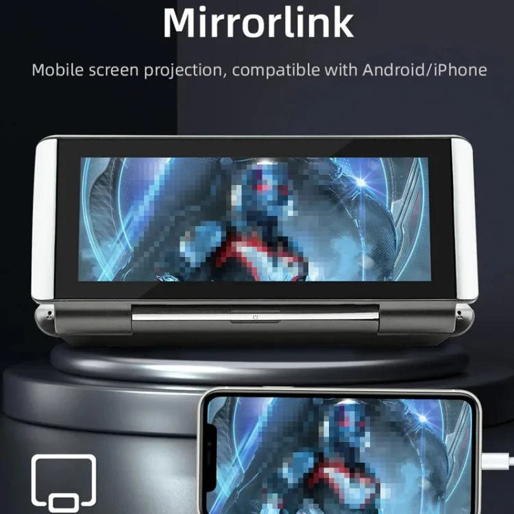 6.86 Inch Foldable Portable Bluetooth Car MP5 Player With MirrorLink/CarPlay/Android Auto Support, B5370, B5370+4LEDs Reversing Camera, B5370+8LEDs Reversing Camera, B5370+12LEDs Reversing Camera