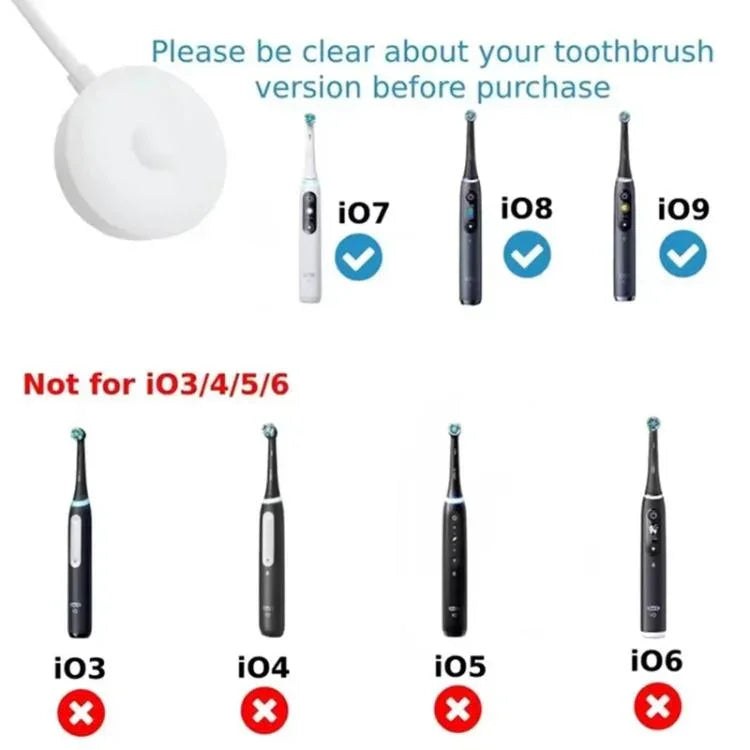 3768 Toothbrush Charger Power Adapter For Oral B IO Series 9/8/7 IO7 IO8 IO9, US Plug, US Plug