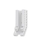 Wall-Mounted Battery Organizer Holds 10 AA & 10 AAA Batteries Space-Saving Battery Storage Rack