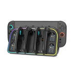 For Nintendo Switch 2 JoyCon Wall-Mounted Charging Dock with RGB Lighting, HBS-2807