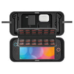 For Nintendo Switch 2 OIVO  Large-Capacity EVA Carrying Case With Built-In Stand, 24 Game Card Slots