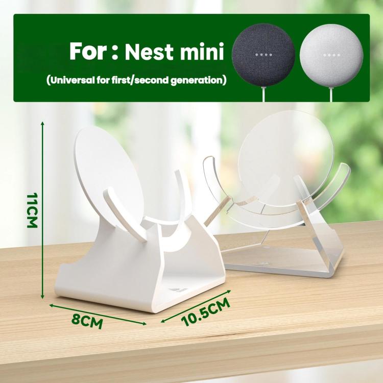 TXESIGN For Google Nest Mini Speaker Desktop Storage Upright Base Stand