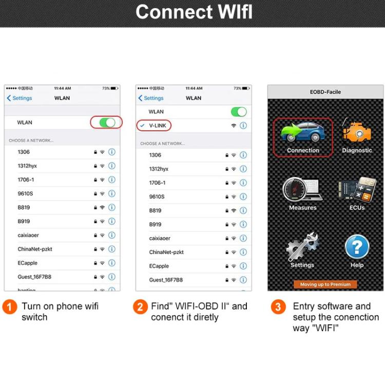 FOXWELL OBD2 WIFI Automotive Fault Detector, FOXWELL F601