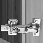 Cabinet Door Hinges Hydraulic Damp Buffer Furniture Hinges, 165-degree Full-Cover Straight Arm, 165-degree Half-Cover Medium Bend, 165-degree No-Cover Large Bend