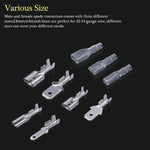 360pcs /Set Cold Press Terminal Block Spring Insert and Cover Set, 360pcs /Set Copper, 360pcs /Set Iron